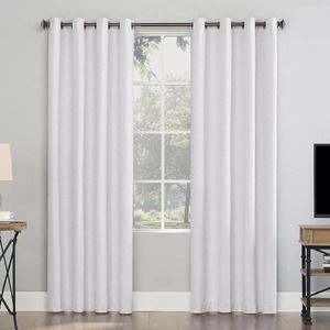 Sun Zero Array  Blackout Draft Shield Fleece Insulated Grommet Window Curtain